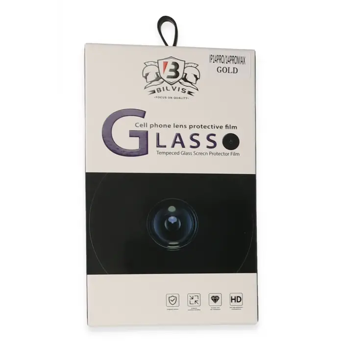 Lopard İphone 14 Pro Max Bilvis Titan Kamera Lens - Gold