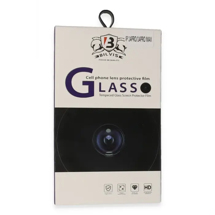 Lopard İphone 14 Pro Max Bilvis Titan Kamera Lens - Siyah