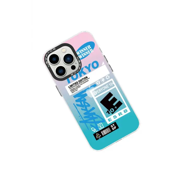 Lopard İphone 14 Pro Max Kılıf Estoril Desenli Kapak - Estoril - 1