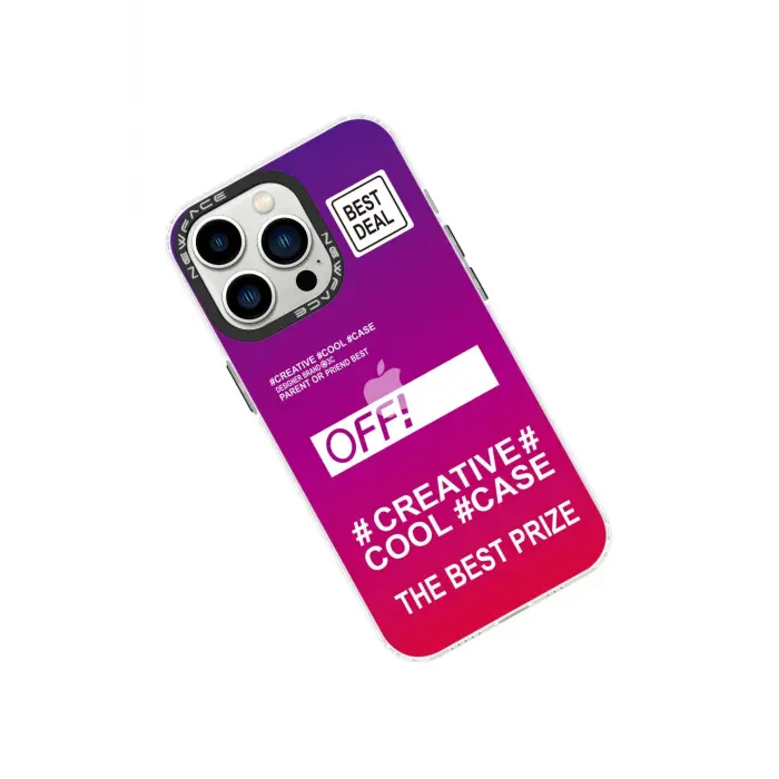 Lopard İphone 14 Pro Max Kılıf Estoril Desenli Kapak - Estoril - 9