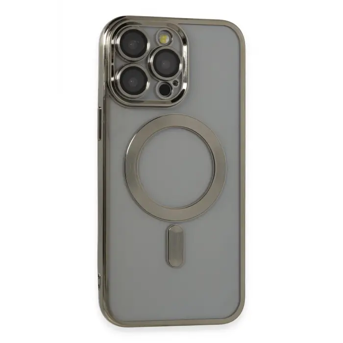 Lopard İphone 14 Pro Max Kılıf Kross Magneticsafe Kapak - Titan Gri