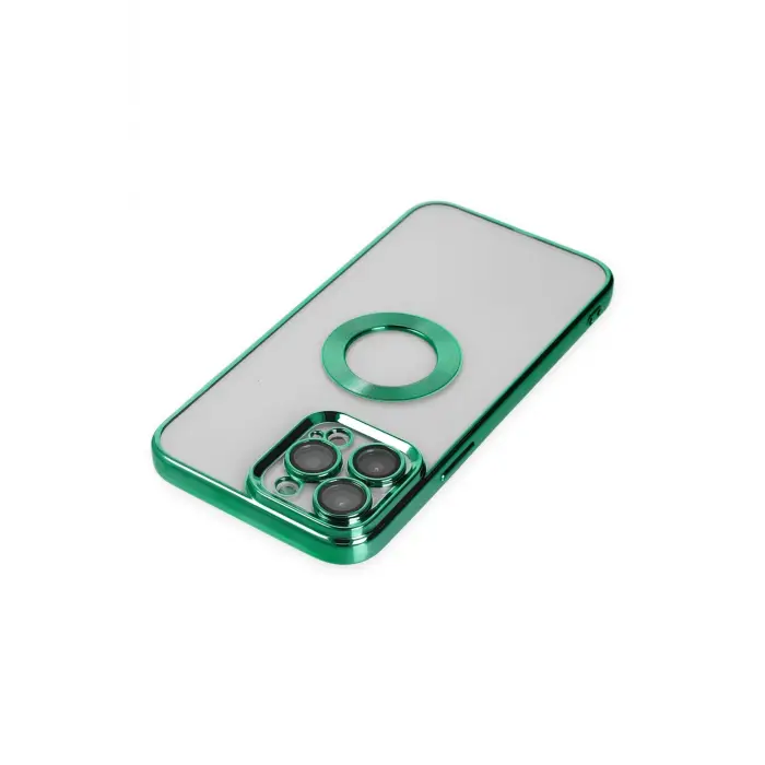 Lopard İphone 14 Pro Max Kılıf Slot Silikon - Köknar Yeşili