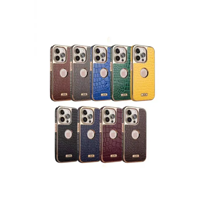 Lopard İphone 14 Pro Max Kılıf Snake Kapak - Sierra Blue