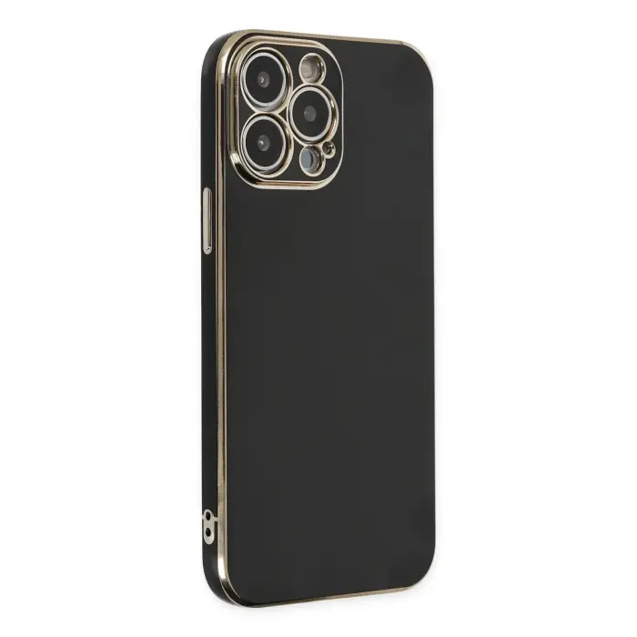 Lopard İphone 14 Pro Max Kılıf Volet Silikon - Siyah