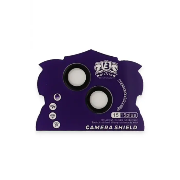 Lopard İphone 15 Bilvis Titan Kamera Lens - Siyah