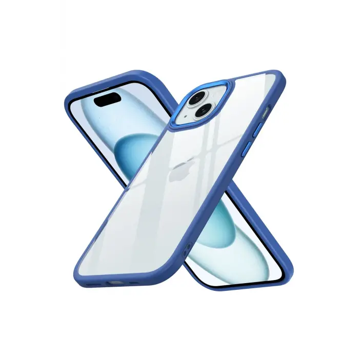 Lopard İphone 15 Kılıf Power Silikon - Mavi