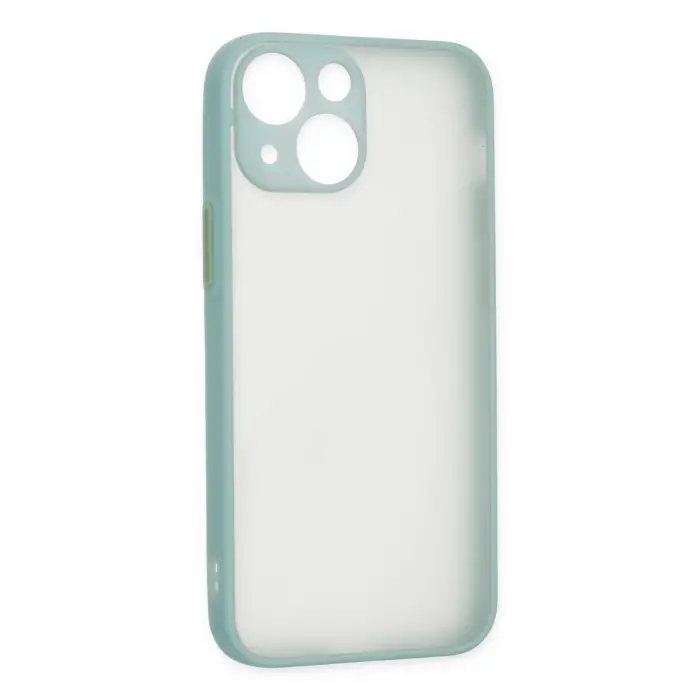 Lopard İphone 15 Plus Kılıf Montreal Silikon Kapak - Açık Yeşil