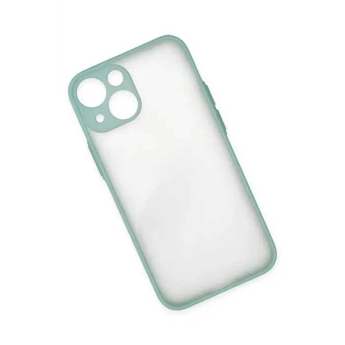 Lopard İphone 15 Plus Kılıf Montreal Silikon Kapak - Açık Yeşil