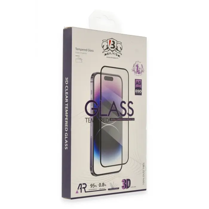 Lopard İphone 15 Pro Bilvis 3d Cam Ekran Koruyucu