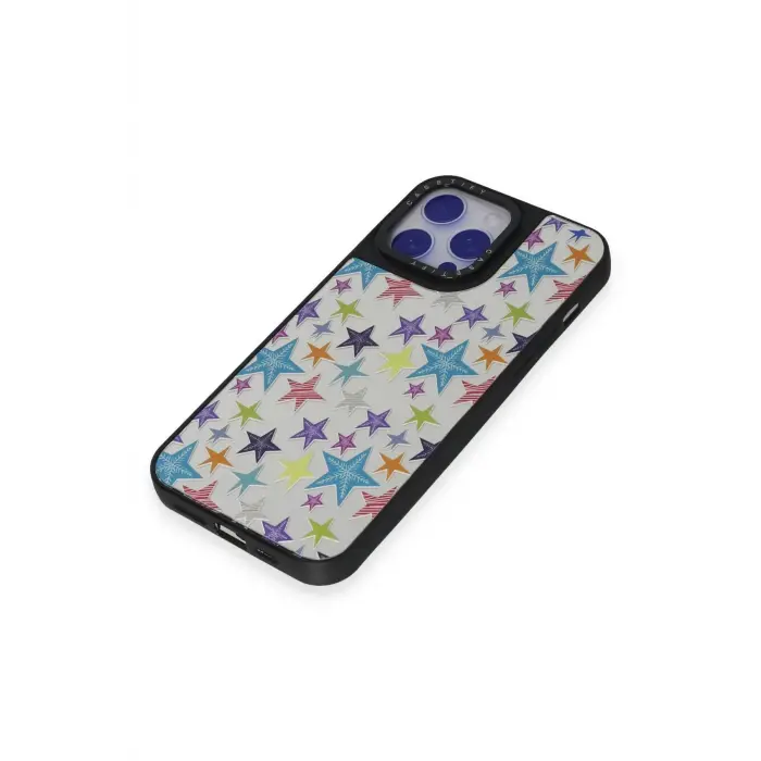 Lopard İphone 15 Pro Kılıf Mirror Desenli Kapak - Mirror - 18