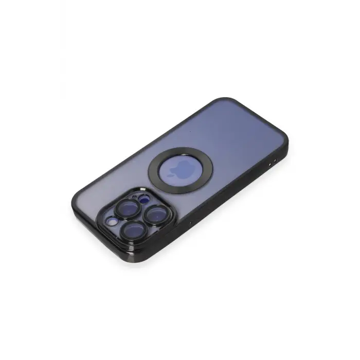 Lopard İphone 15 Pro Kılıf Slot Silikon - Siyah