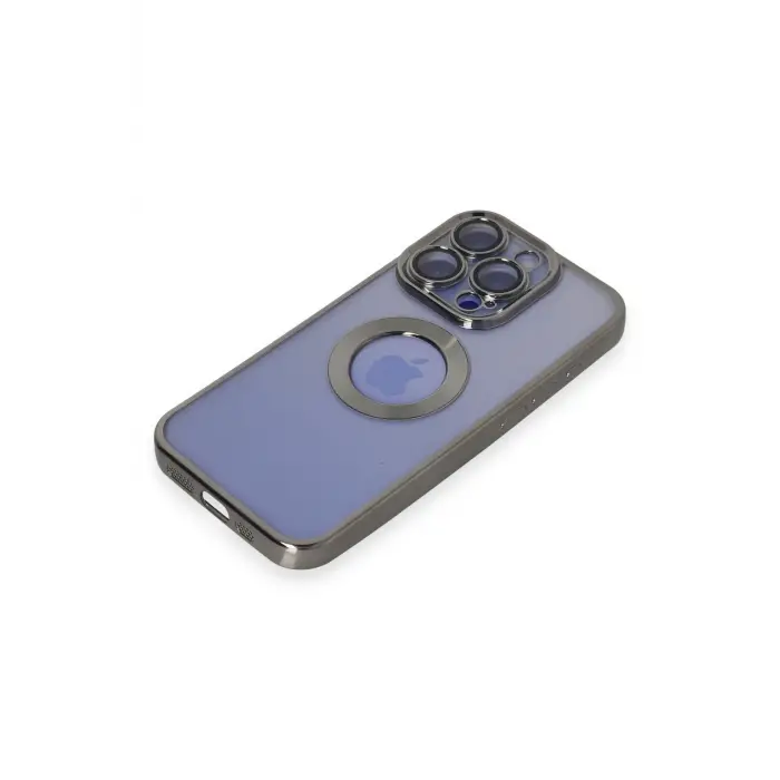 Lopard İphone 15 Pro Kılıf Slot Silikon - Titan Gri