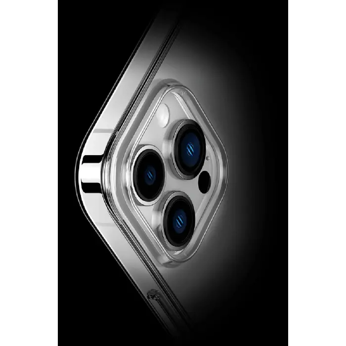 Lopard İphone 15 Pro Kılıf Tron Şeffaf Magsafe Kapak - Şeffaf