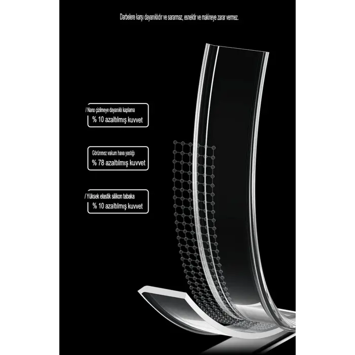 Lopard İphone 15 Pro Kılıf Tron Şeffaf Magsafe Kapak - Şeffaf