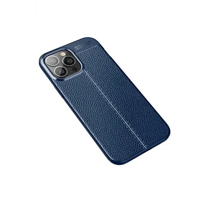 Lopard İphone 15 Pro Max Kılıf Auto Focus Kapak - Lacivert