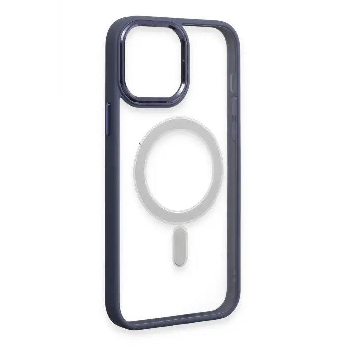 Lopard İphone 15 Pro Max Kılıf Room Magneticsafe Silikon - Sierra Blue