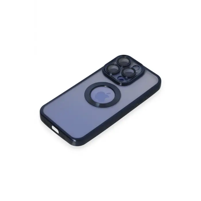 Lopard İphone 15 Pro Max Kılıf Slot Silikon - Lacivert