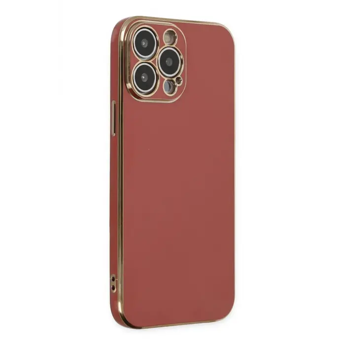 Lopard İphone 15 Pro Max Kılıf Volet Silikon - Kırmızı