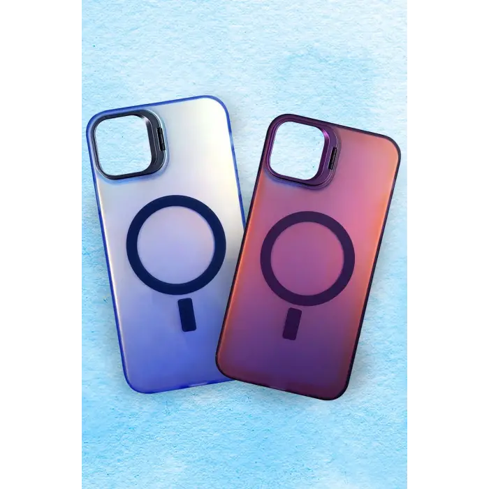 Lopard İphone 15 Pro Max Primera Magsafe Standlı Kapak - Siyah