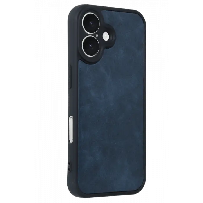 Lopard İphone 16 Kılıf Aras Deri Kapak - Lacivert