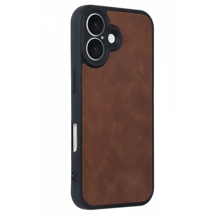 Lopard İphone 16 Kılıf Aras Deri Kapak - Taba