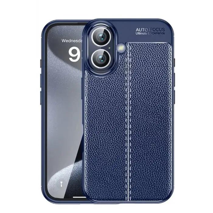 Lopard İphone 16 Kılıf Auto Focus Kapak - Lacivert