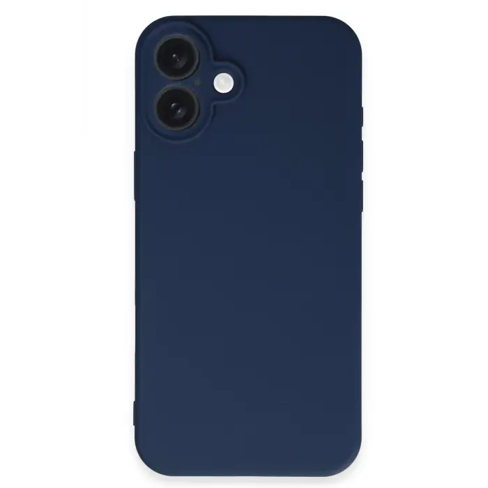 Lopard İphone 16 Kılıf First Silikon - Lacivert