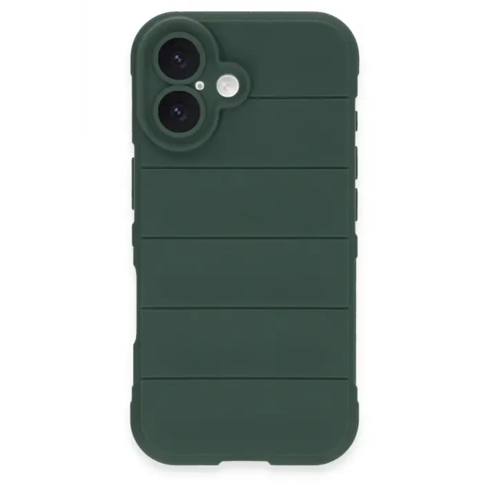 Lopard İphone 16 Kılıf Optimum Silikon - Koyu Yeşil