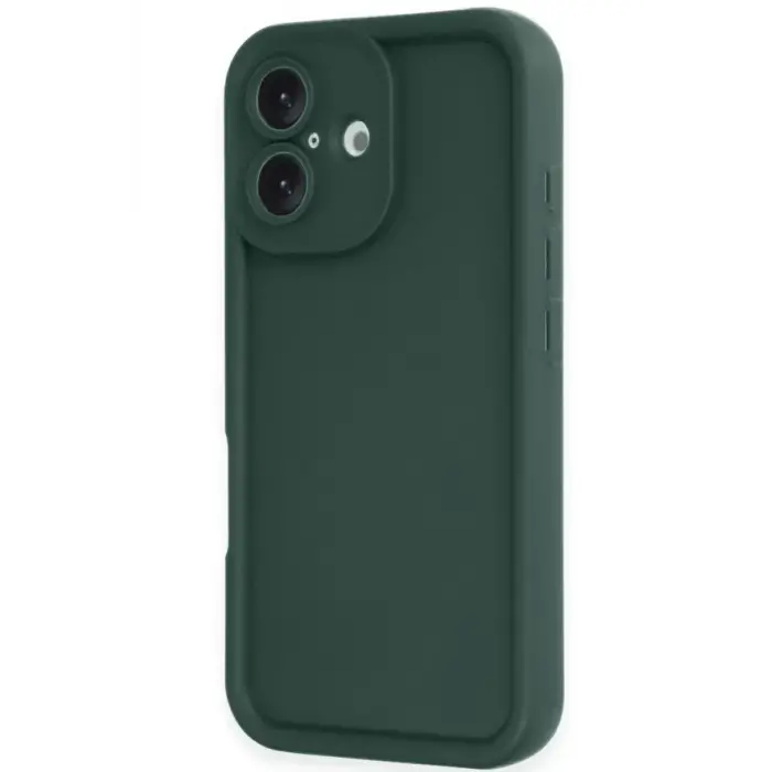 Lopard İphone 16 Kılıf Viera Silikon - Koyu Yeşil