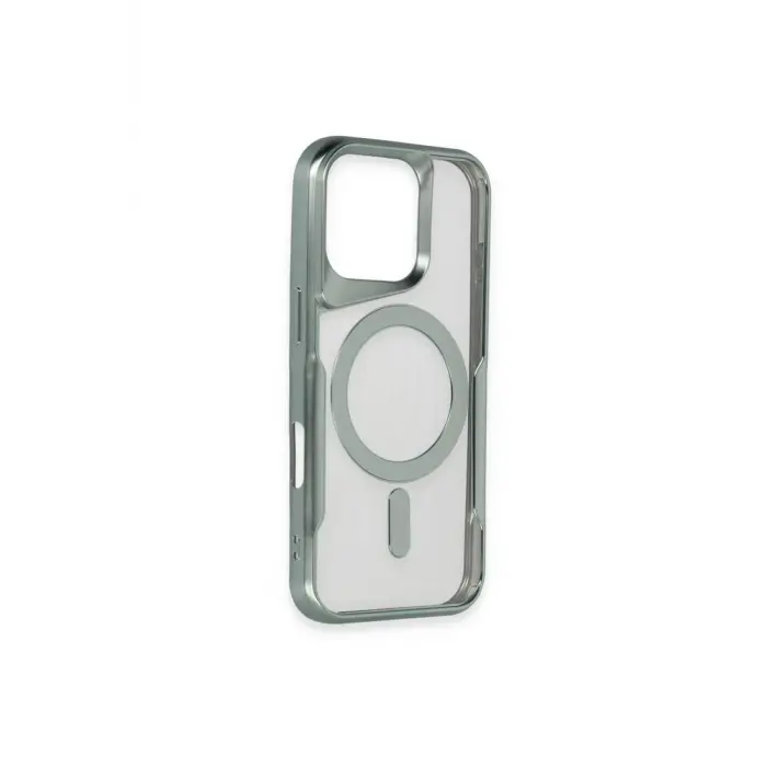 Lopard İphone 16 Plus Kılıf Boyi Magsafe Silikon Kapak - Siyah