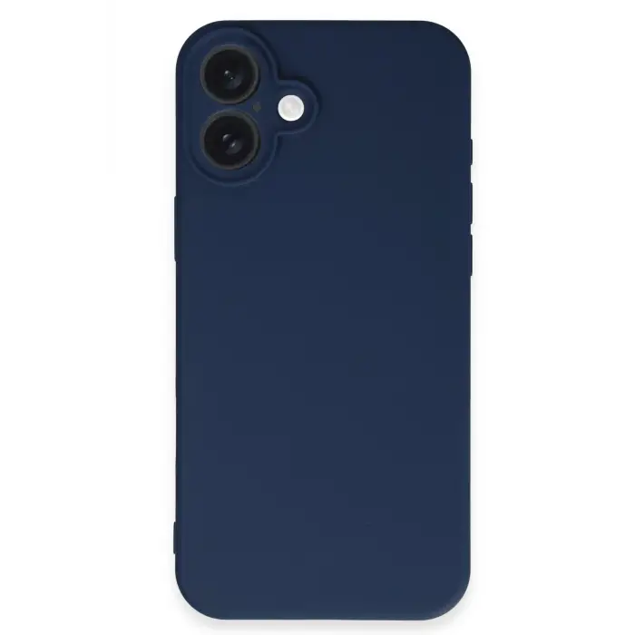 Lopard İphone 16 Plus Kılıf First Silikon - Lacivert