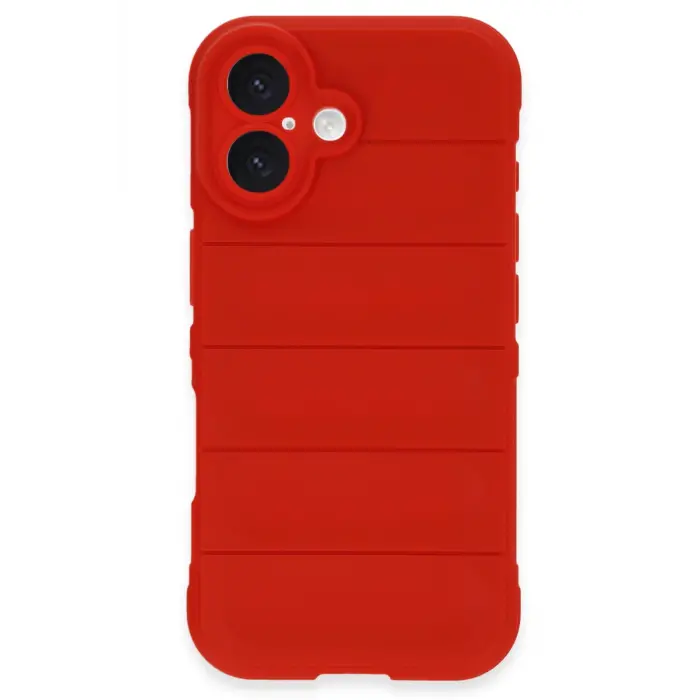Lopard İphone 16 Plus Kılıf Optimum Silikon - Kırmızı