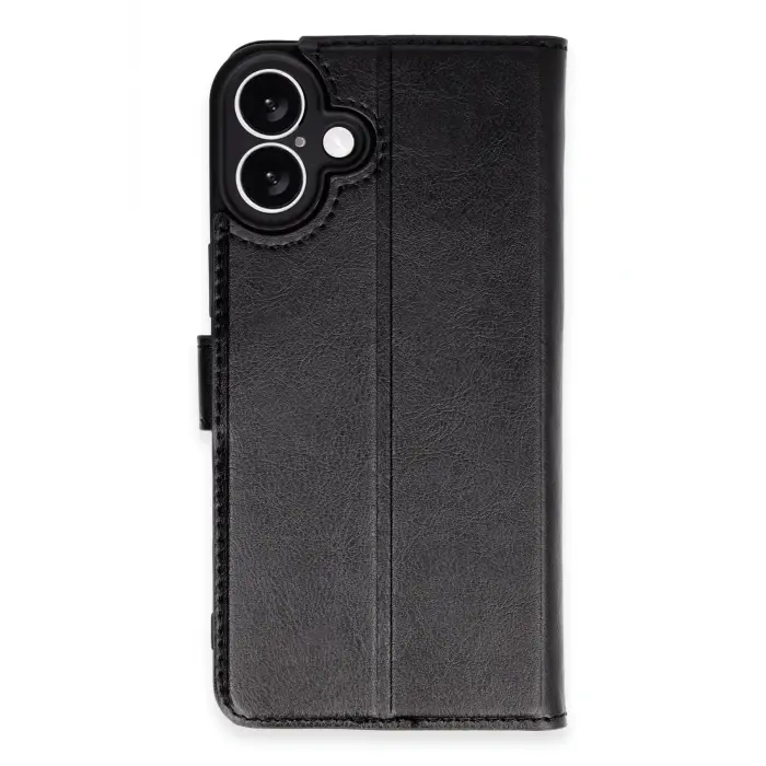 Lopard İphone 16 Plus Kılıf Trend S Plus Kapaklı Kılıf - Siyah