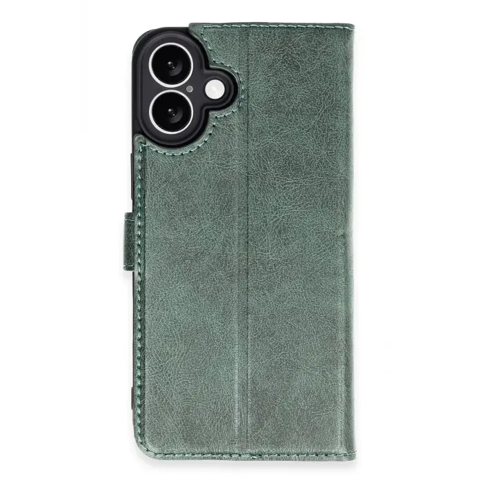 Lopard İphone 16 Plus Kılıf Trend S Plus Kapaklı Kılıf - Yeşil