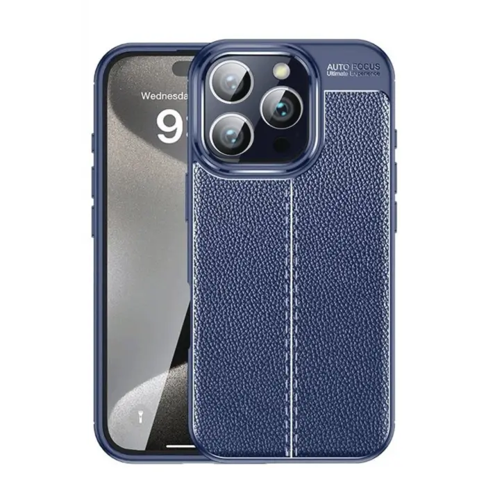 Lopard İphone 16 Pro Kılıf Auto Focus Kapak - Lacivert