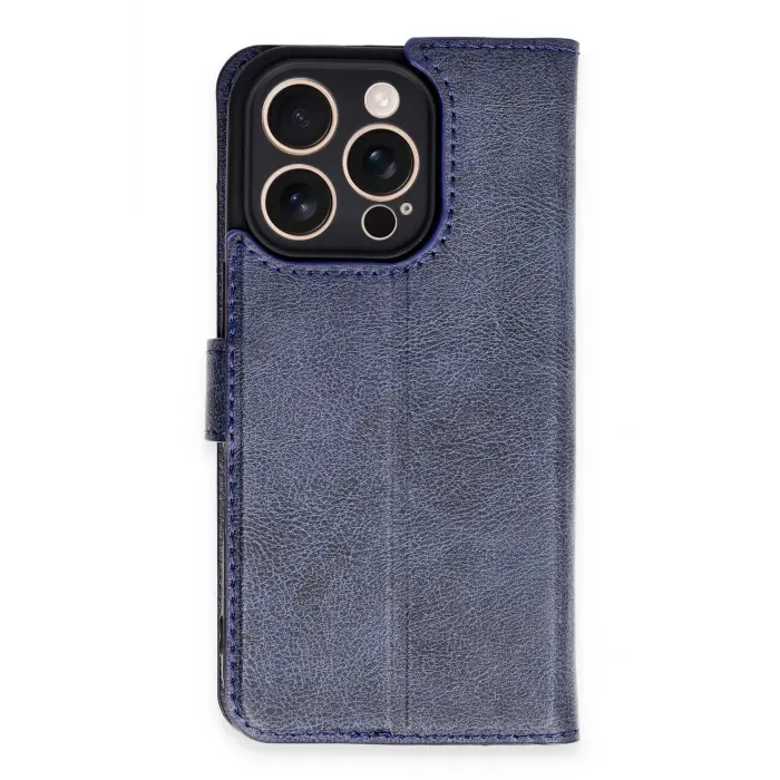 Lopard İphone 16 Pro Kılıf Trend S Plus Kapaklı Kılıf - Lacivert
