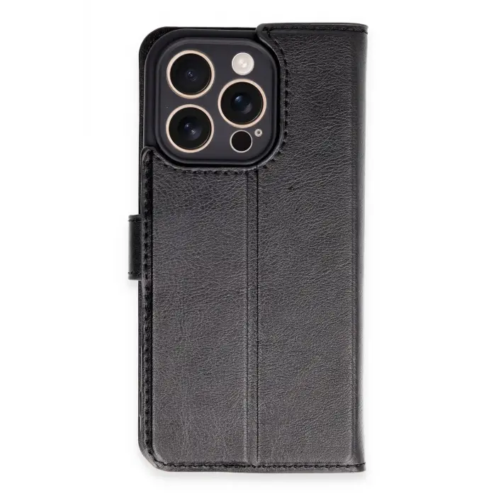 Lopard İphone 16 Pro Kılıf Trend S Plus Kapaklı Kılıf - Siyah