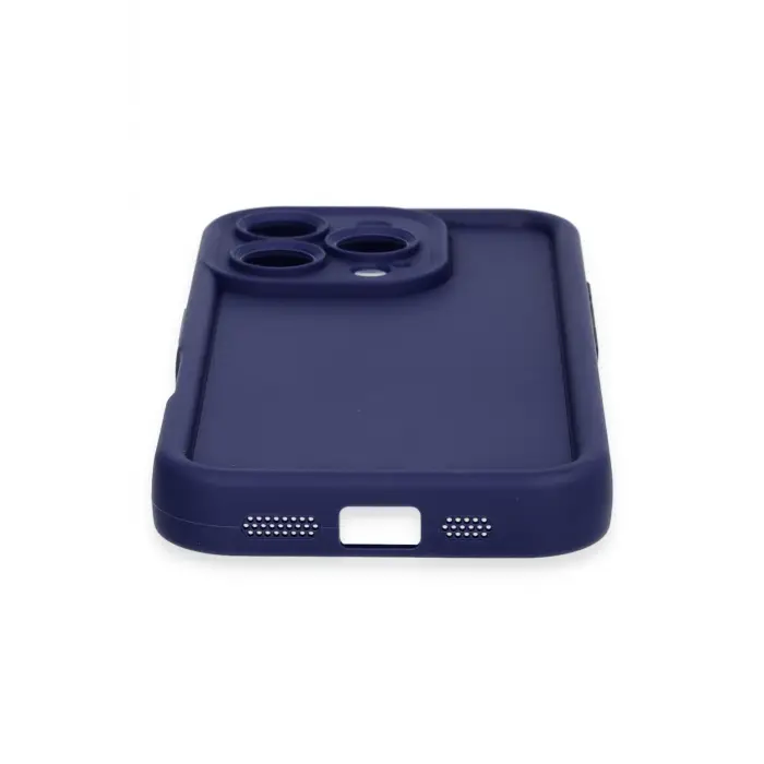 Lopard İphone 16 Pro Kılıf Viera Silikon - Lacivert