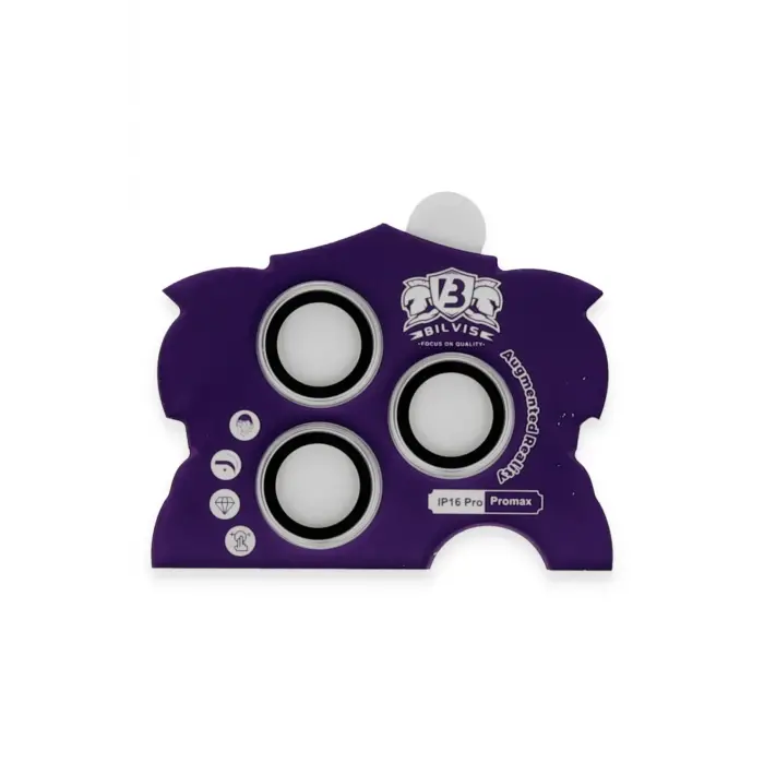 Lopard İphone 16 Pro Max Bilvis Titan Kamera Lens - Gümüş