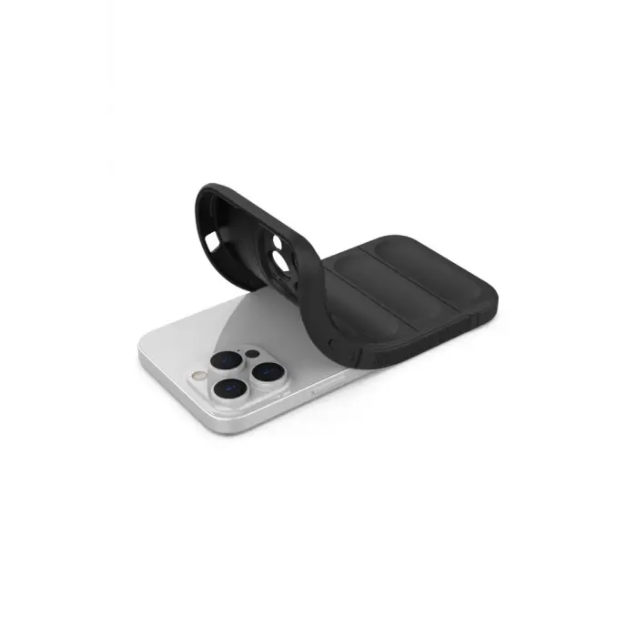 Lopard İphone 16 Pro Max Kılıf Optimum Silikon - Siyah