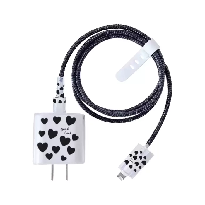 Lopard İphone 20w Şarj Aleti Koruyucu Figürlü Kılıf
