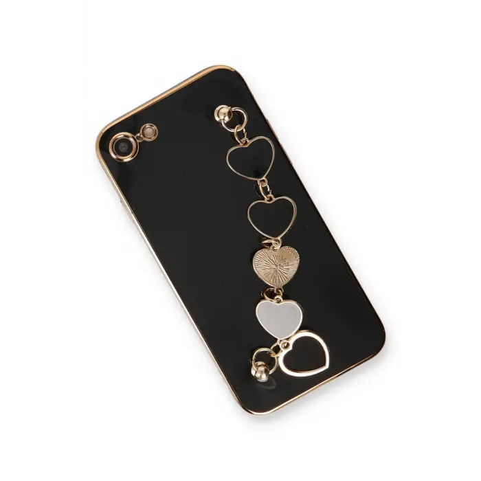 Lopard İphone 7 Kılıf Esila Silikon - Siyah