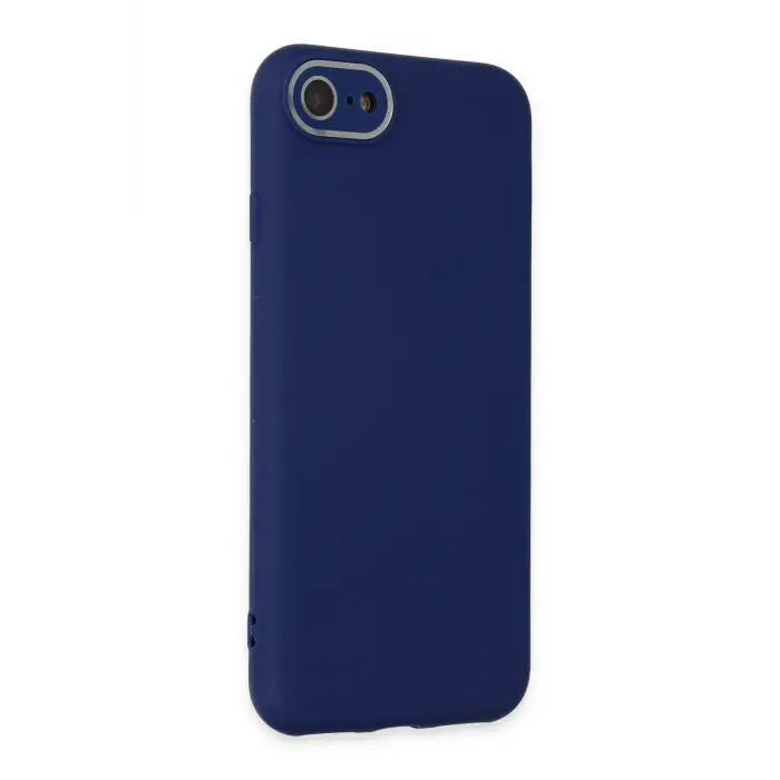 Lopard İphone 7 Kılıf Lansman Glass Kapak - Sky Blue