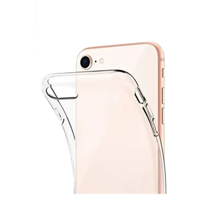 Lopard İphone 7 Kılıf Lüx Şeffaf Silikon