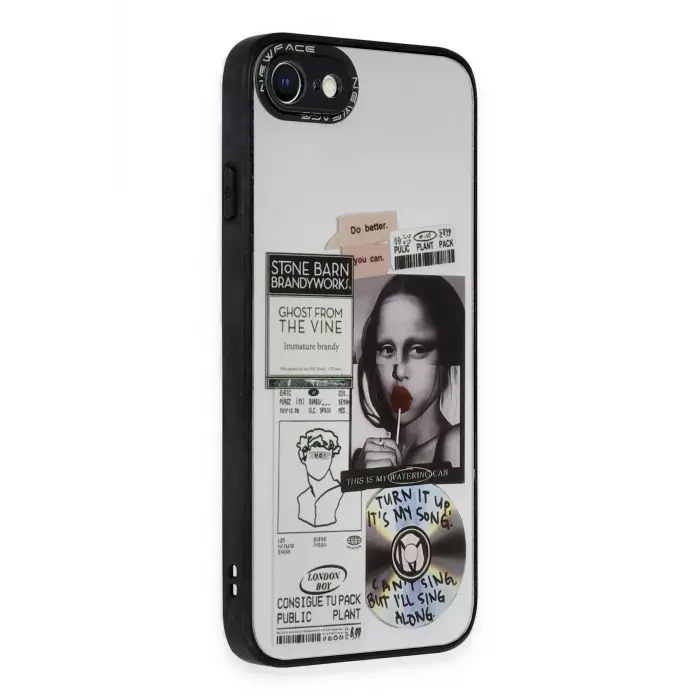 Lopard İphone 7 Kılıf Mirror Desenli Kapak - Mirror - 2