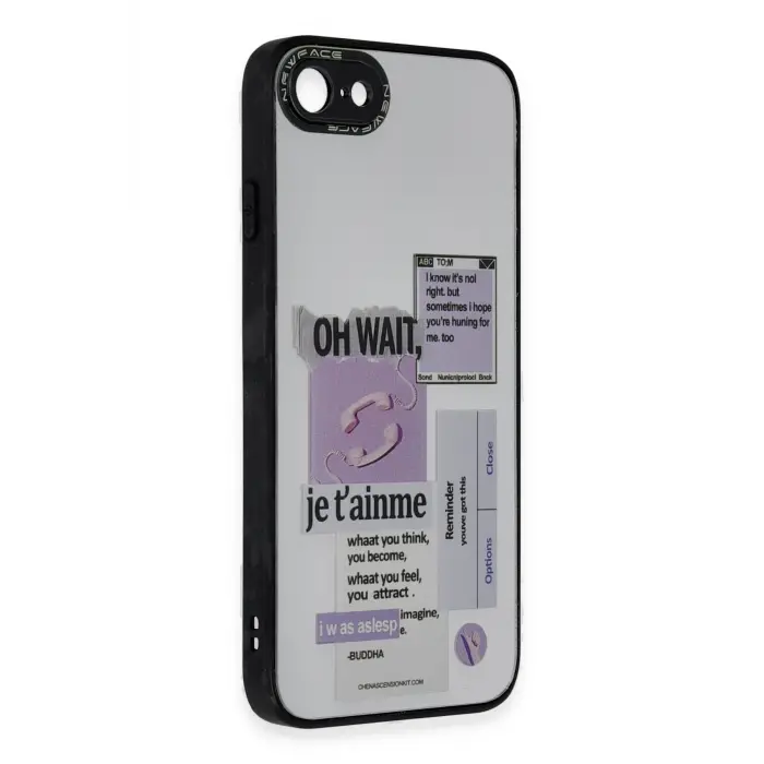 Lopard İphone 7 Kılıf Mirror Desenli Kapak - Mirror - 4