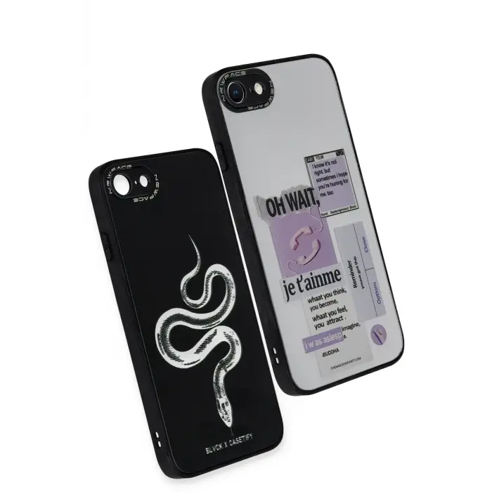 Lopard İphone 7 Kılıf Mirror Desenli Kapak - Mirror - 4