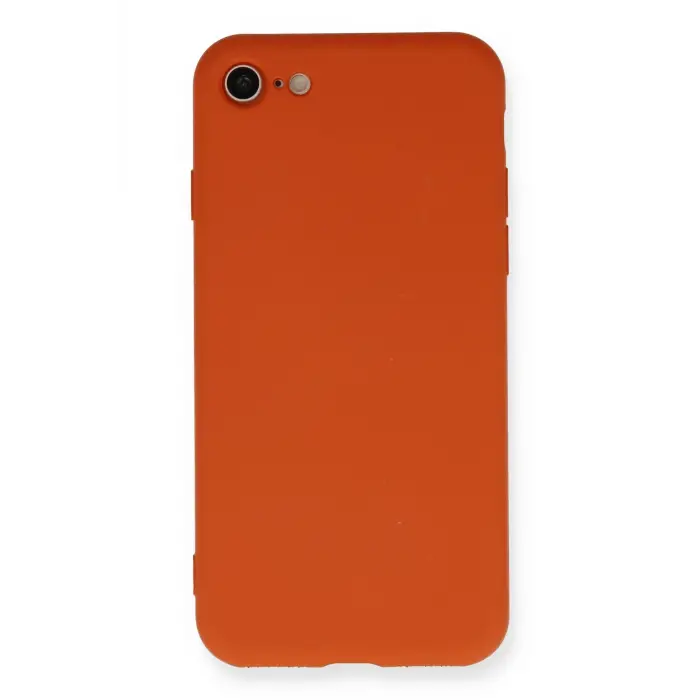 Lopard İphone 7 Kılıf Nano İçi Kadife Silikon - Kırmızı