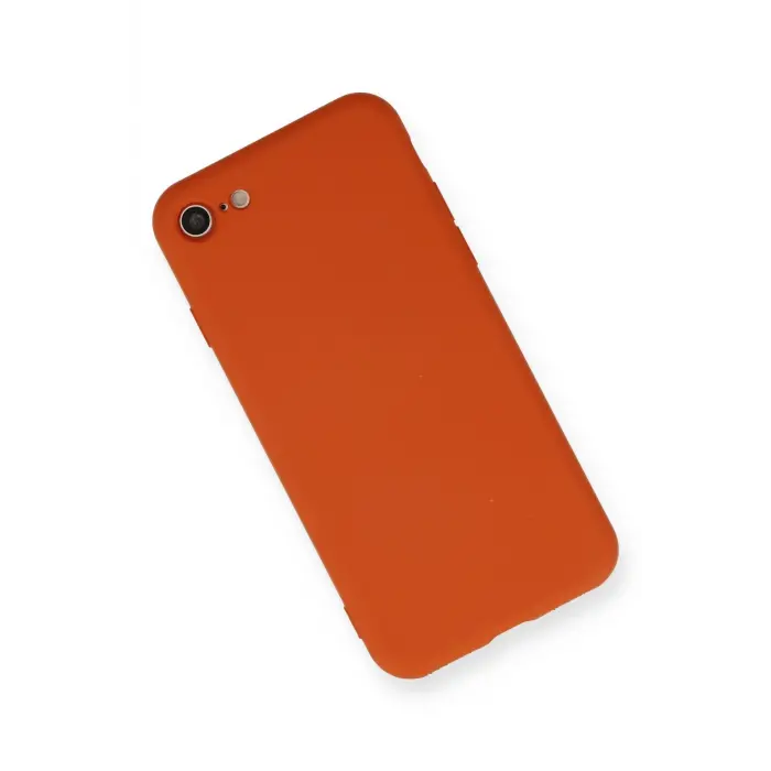 Lopard İphone 7 Kılıf Nano İçi Kadife Silikon - Kırmızı