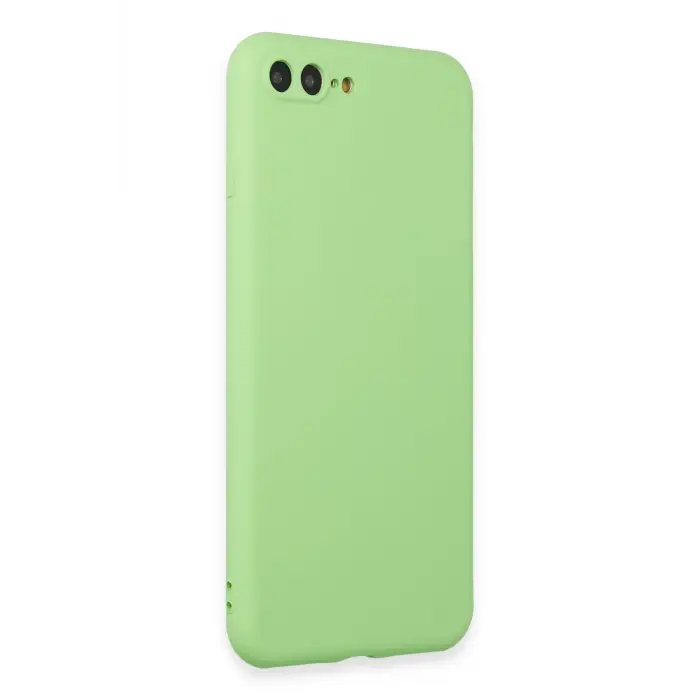 Lopard İphone 7 Plus Kılıf First Silikon - Açık Yeşil